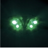 Gitty & Göff Lampe frontale à LED verte avec USB