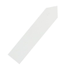 Etiquette plastique blanc, 24mm x 114mm