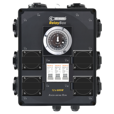 CLI-MATE - Timer Relay 12 x 600Watt