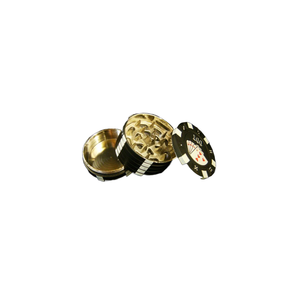 Pokerchip Mühle Schwarz