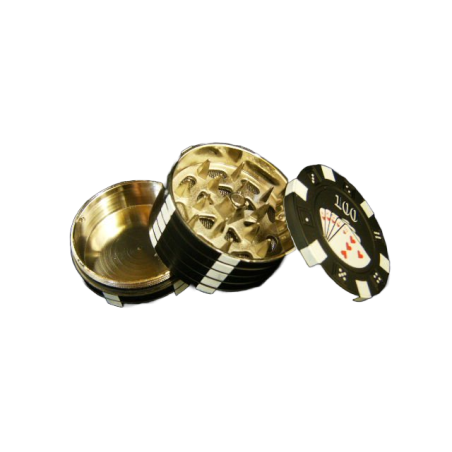 Pokerchip Mühle Schwarz