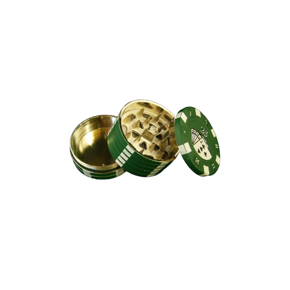 Pokerchip Mühle Grün