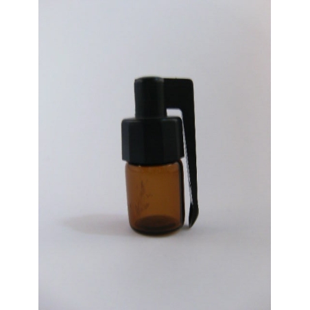 Fläschchen mit Löffel aussen