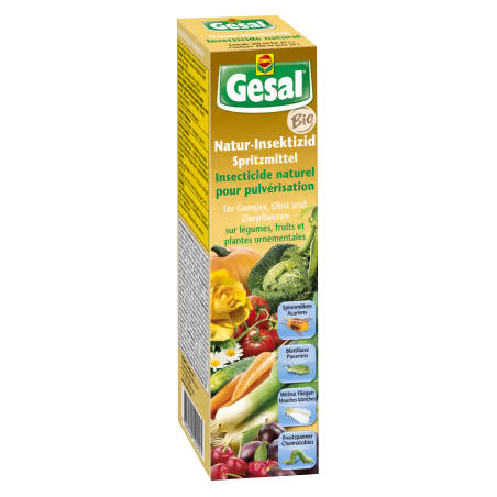 Gesal - Insecticide naturel bio pour pulvérisation sur légumes, fruits et plantes ornementales, 250ml