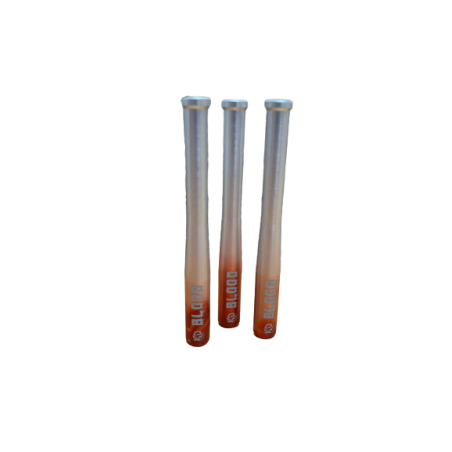 Baselball Tube Blood Red Silver