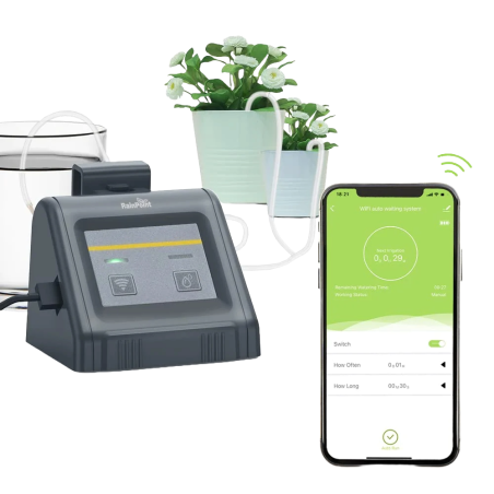 RainPoint Kit d'irrigation d'intérieur contrôlé par app Wi-Fi pour plantes en pot