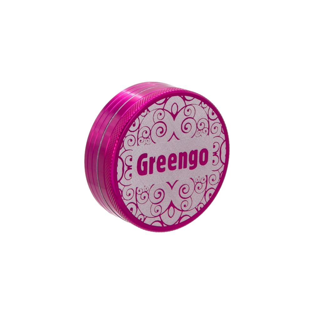 Greengo 2 Parts Metal Grinder, Pink, 30mm