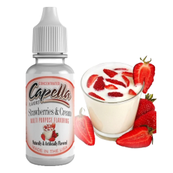 Capella Strawberry and Cream, 13ml