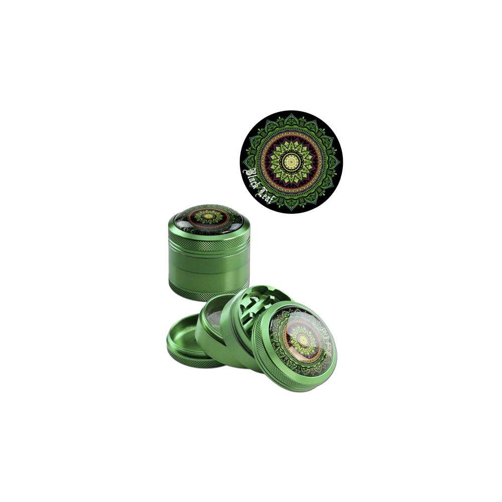 Mandala Dome Vert Alu-Grinder, 50mm, 4parties