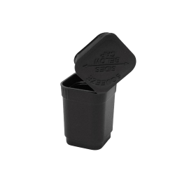 Patented Pop Top square can -  black