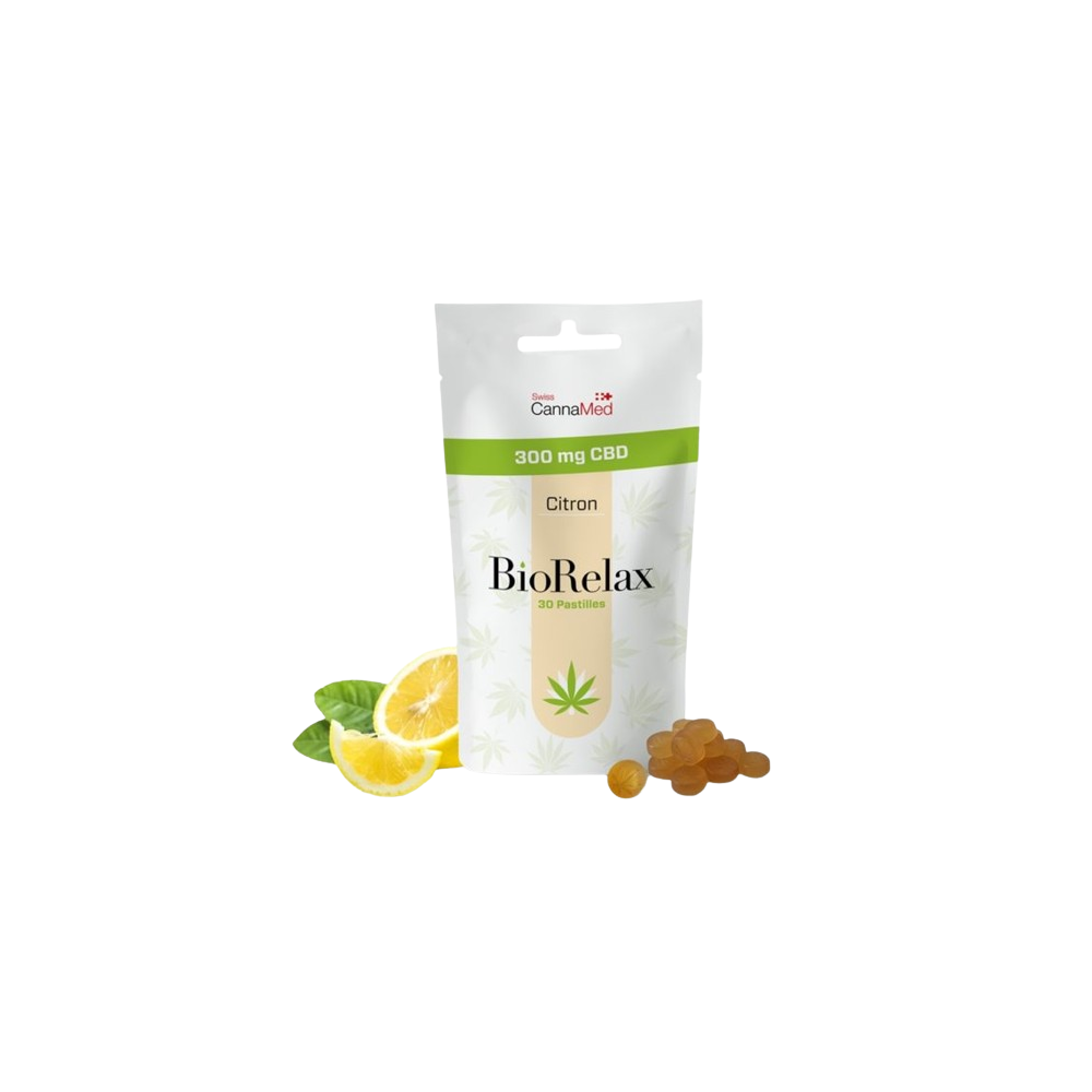 Swiss CannaMed BioRelax 300mg CBD, 30 Pastillen