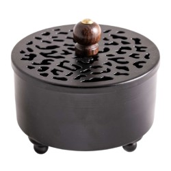 Berk Devi - Incense burner with lid,  ø 10 cm
