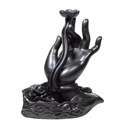 Bol d'encens à reflux - Main de Lotus