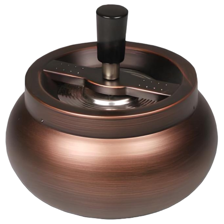 Drehascher Bauchig Matt, 13cm, Kupfer