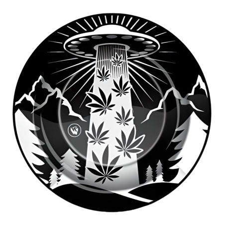 Cendrier en métal 420 ALIENS UFO