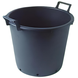 Round pot with handles 35L