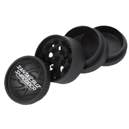 Bio Shredder Hemp Grinder, 3-part black