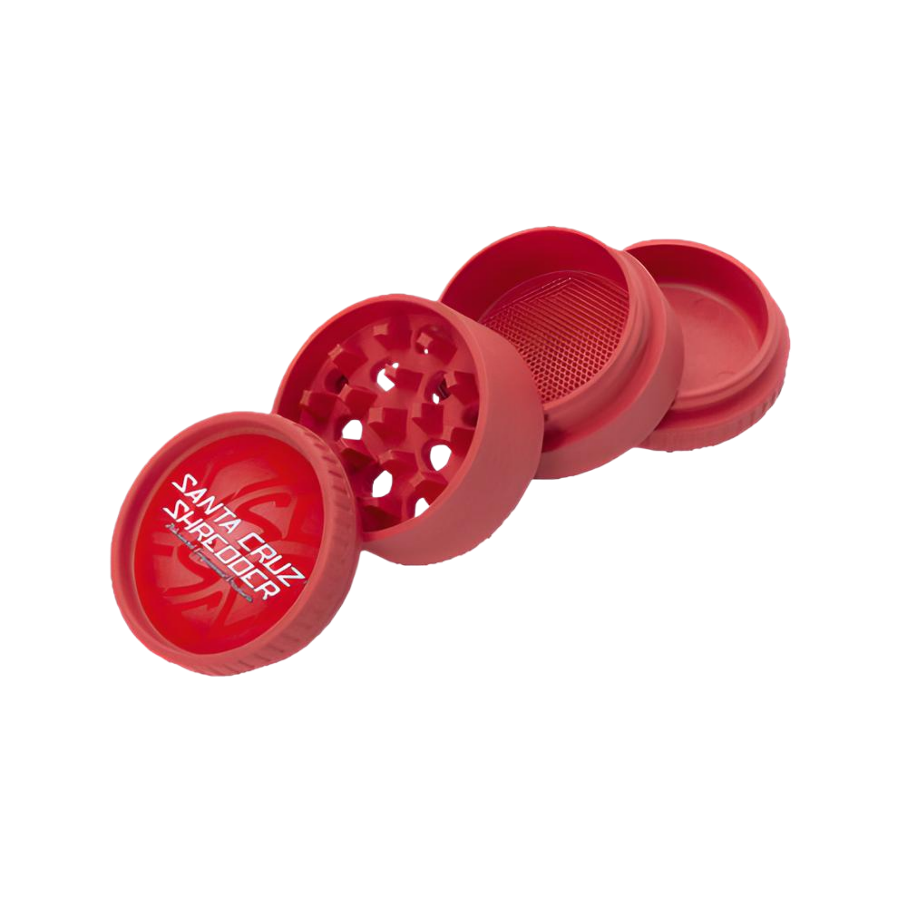 Santa Cruz Bio Hemp Grinder, 3-tlg rot