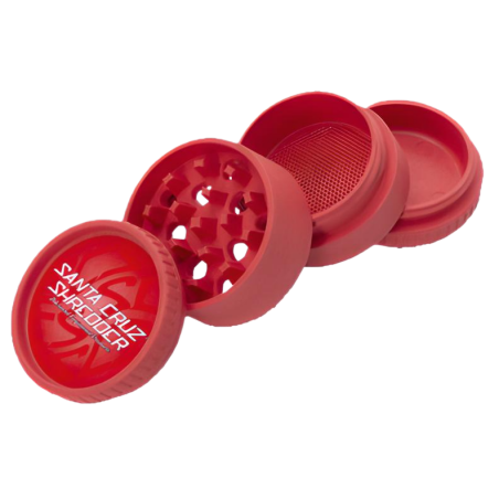 Santa Cruz Broyeur biodégradable Shredder, 3-partie rouge