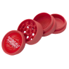 Bio Shredder Hemp Grinder, 3-part red