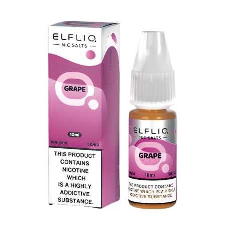 Elfliq Grape Nic Salts, 10ml