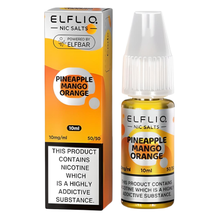 Elfliq Pineapple Mango Orange Nic Salts, 10ml