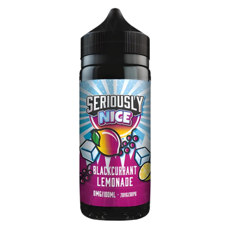 Doozy Vape Seriously Nice Blackcurrant Lemonade, 100ml, Shortfill