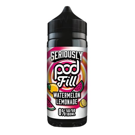 Doozy Vape Seriously Pod Fill Watermelon Lemonade, 100ml, Shortfill