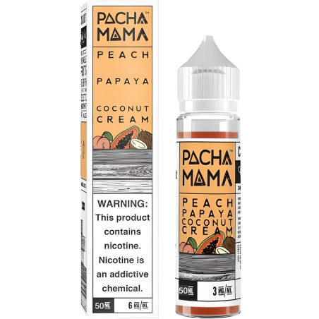 Pacha Mama Pêche Papaya Creme de noix de coco