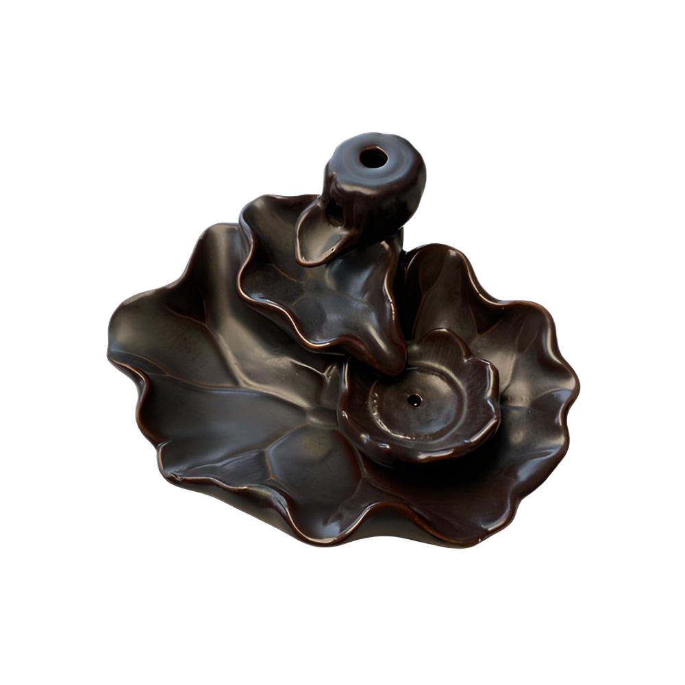 Incense Cone Holder Lotus Pond