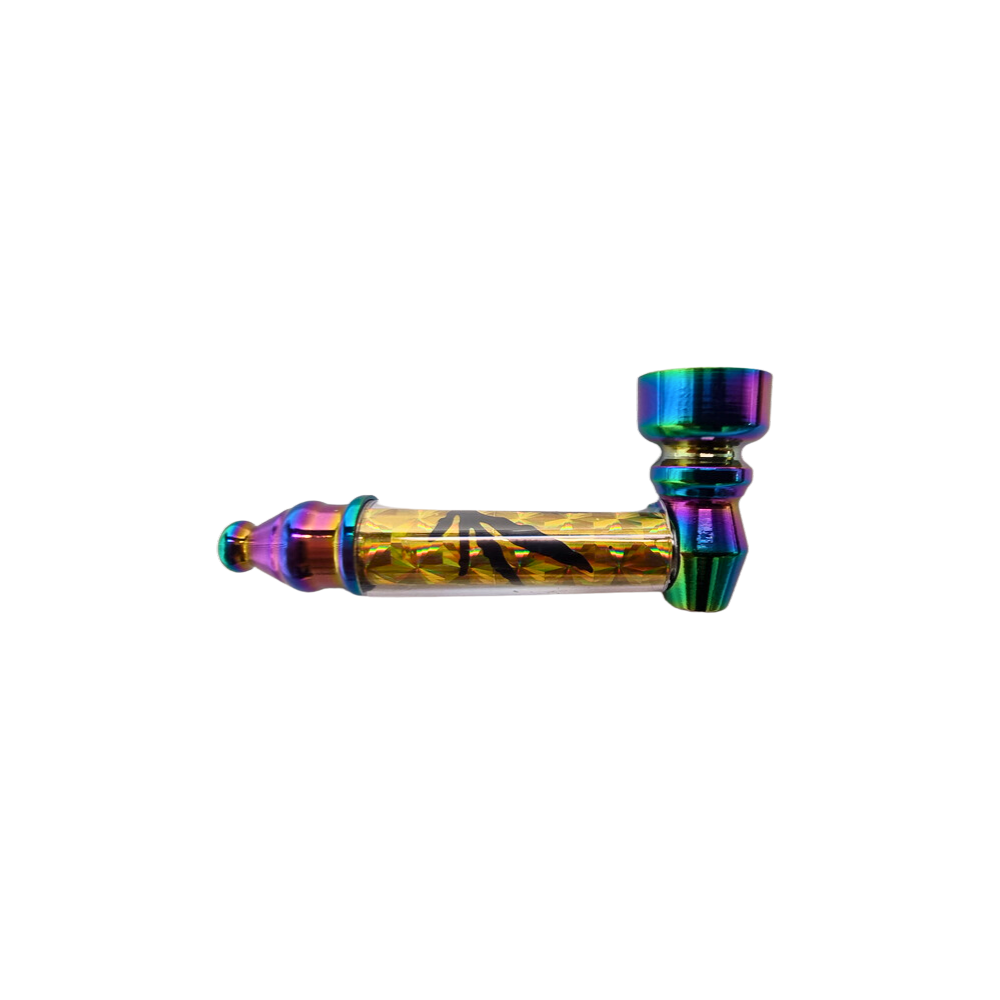 Wildfire Pipe à vis avec motif de chanvre et tamis