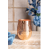 Copper drinking cup flower of life