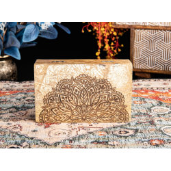 Boîte en bois Mandala