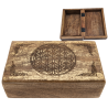 Berk Boîte en bois fleur de vie