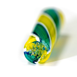 Pure Hits Tip Lemon Green – Embout en verre élégant avec refroidissement vorte - 10mm