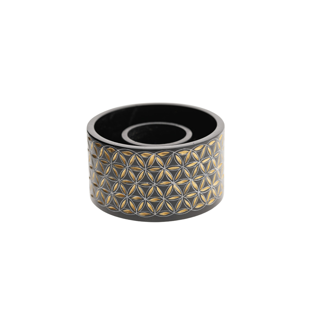 Berk Smudge Bowl Flower of Life – small incense bowl made of soapstone