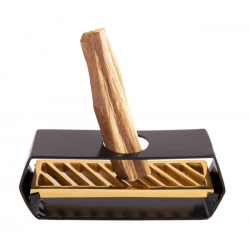 Berk Porte-encens pour Palo Santo – élégant support noir et doré