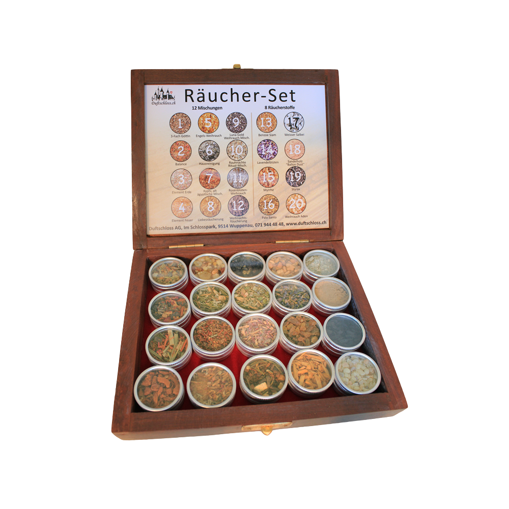 Incense set with 20 incense sticks