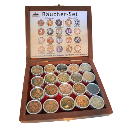 Räucherset mit 20 Räucherungen
