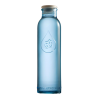 Berk Bouteille d'eau OmWater – Carafe de 0.5L en verre recyclé bleu