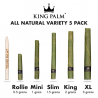 King Palm Pack varié – 5 cônes blunt