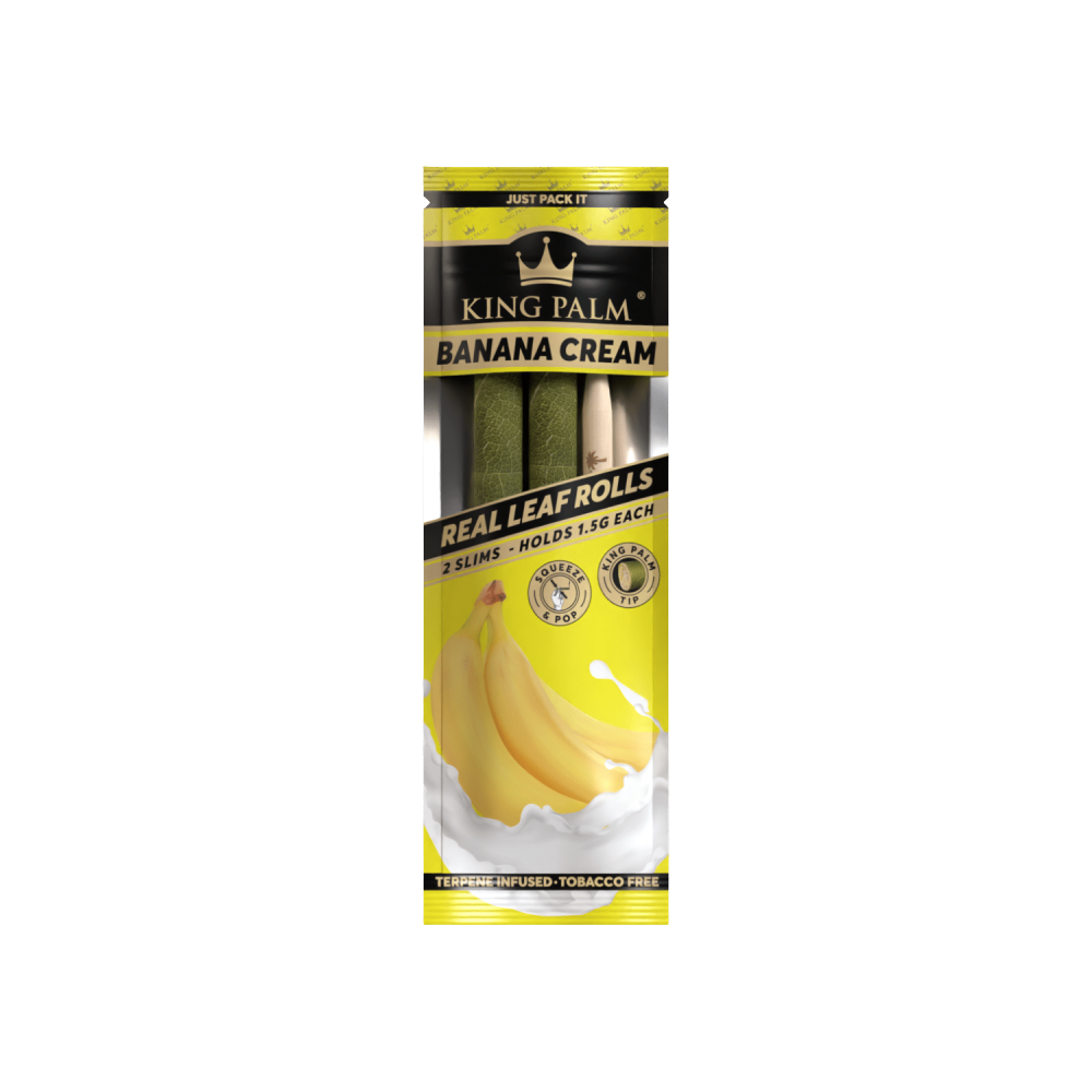King Palm Slim Rolls – Banana Cream