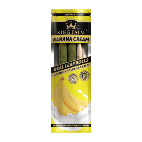 King Palm Slim Rolls – Banana Cream