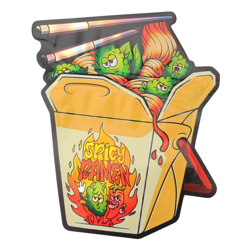 Mylar Grip Bags SPICYRAMEN - 90×113mm - 100 Stk.