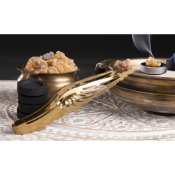 Berk Pince à encens « Ailes d'ange » – dorée, 23 cm