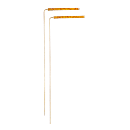 Berk Wünschelrute aus Messing mit Kupfergriff – 34 cm (Paar)