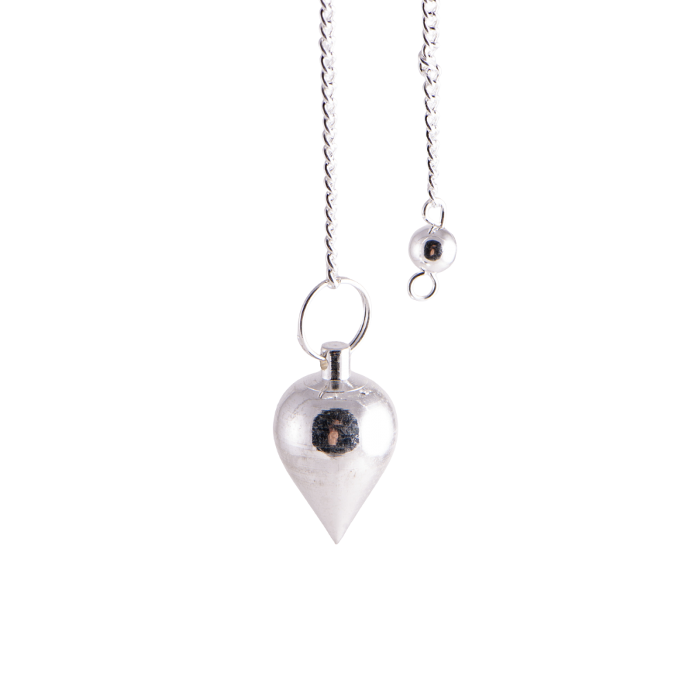 Berk Pendule goutte – laiton argenté – 24 mm