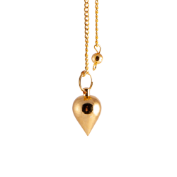 Berk Tropfenpendel – Messing, vergoldet – 24 mm