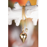 Berk Drop pendulum – brass, gold-plated – 24 mm