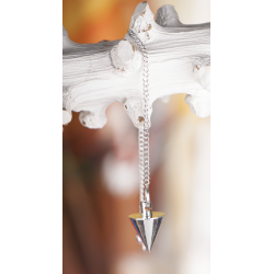 Berk Kegelpendel – Messing, versilbert – 22 mm